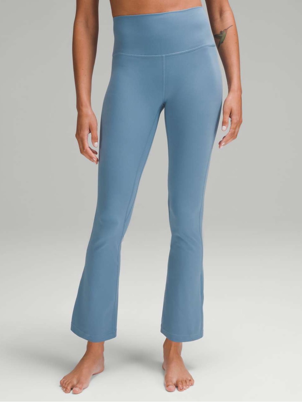 lululemon athetica Blue Flared align high rise mini flare pants Leggings Size 8